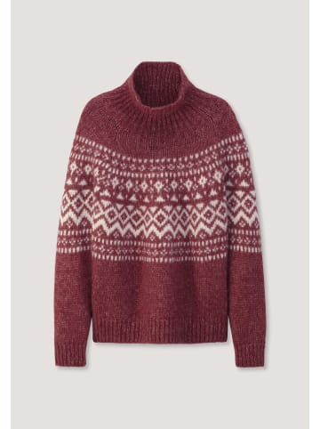 Hessnatur Pullover Relaxed in dunkelrot