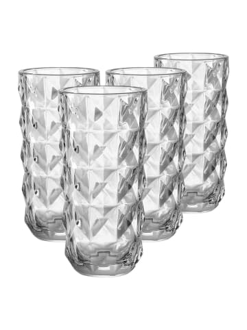 Ritzenhoff & Breker 4er Set Vasen Luca 19,5 cm in transparent