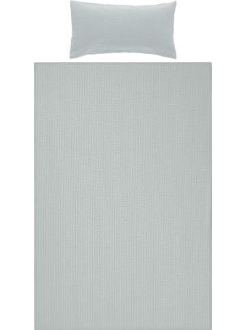 Erwin Müller Seersucker Bettwäsche Rosenheim in silber