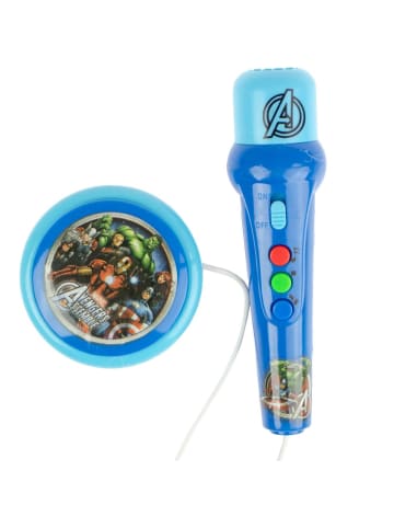Avengers Mikrofon mit Verstärker Karaoke und Performance Set für Kinder in Blau