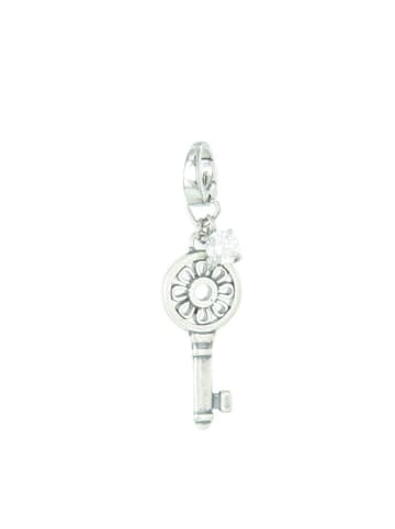 Fossil Charm in Silber