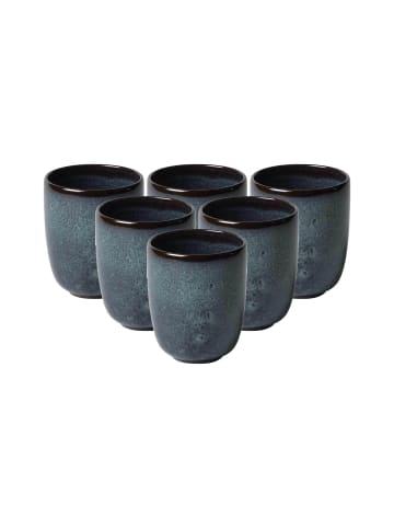 like. by Villeroy & Boch 6er Set Becher ohne Henkel Lave in 400 ml in Gris
