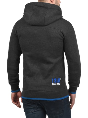 !SOLID Hoodie SDBenjamin Hood 21102292 ME Kapuzensweatshirt mit Cross-Over Kragen in mittelgrau