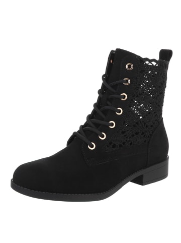Ital-Design Stiefelette in Schwarz