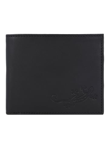 oxmox Leather Geldbörse RFID Schutz Leder 12 cm lizard