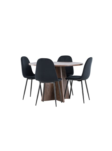 ebuy24 Essgruppe Bootcut (5-teilig) Mocca 110 x 110 cm