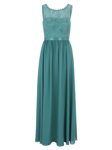 Vera Mont Abendkleid mit Spitze in Bright Eucalyptus