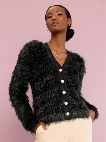 creation L Strickjacke in schwarz
