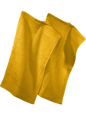 REDBEST Frottier Gästetuch 2er-Pack New York in gelb