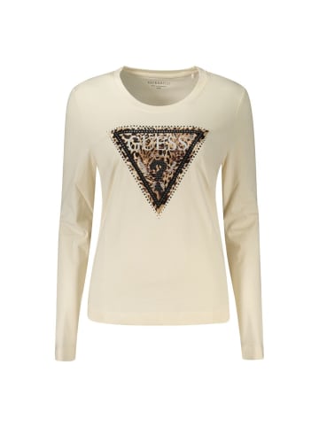 Guess Jeans Beige Baumwolle T-Shirt