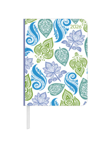 TeNeues Calendars & Stationery Kalender - Alpha Edition - Daily Journal Paisley 2026 - Taschenkalender 11&time