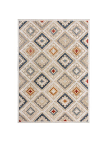 KADIMA DESIGN Outdoor Teppich Boho Orientalisch, Terrasse schmutzabweisend in Natur-Multicolor