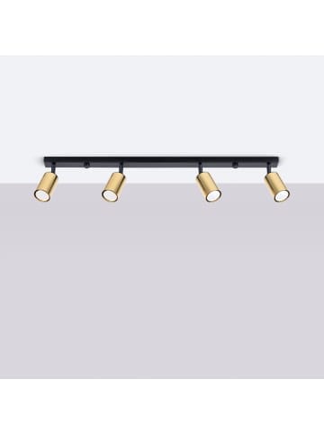Nice Lamps Plafond SOLARA 4L schwarz/gold H 22