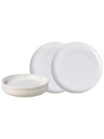 4-tlg. Tafel-Set Crafted Cotton in Beige