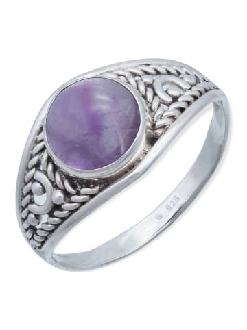 mantraroma 925er Silber - Ringe mit Amethyst