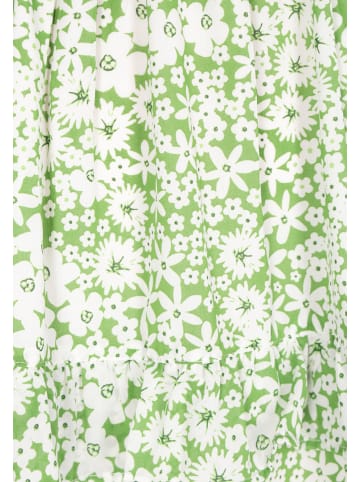Swirly Women Dress in Green