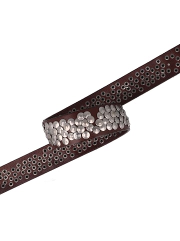 LIEBESKIND BERLIN Nietengürtel Leder in cognac