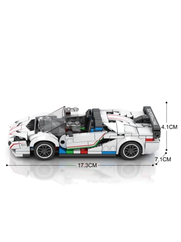 COFI 1453 Reobrix 687 Rennwagen 1:24 Klemmbaustein Auto 348 Teile ab 14 in Weiß