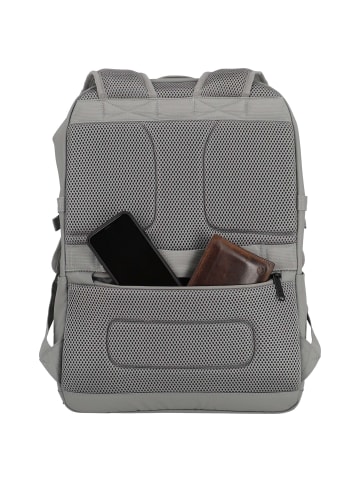 travelite Basics - Rucksack 15.6" 48 cm (black) in hellgrau