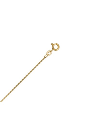 ONE ELEMENT  Halskette Rundankerkette aus 585 Gelbgold  Ø 1,20 mm in gold