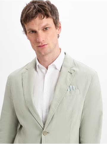 Nils Sundström Sakko mit Leinenanteil in lind
