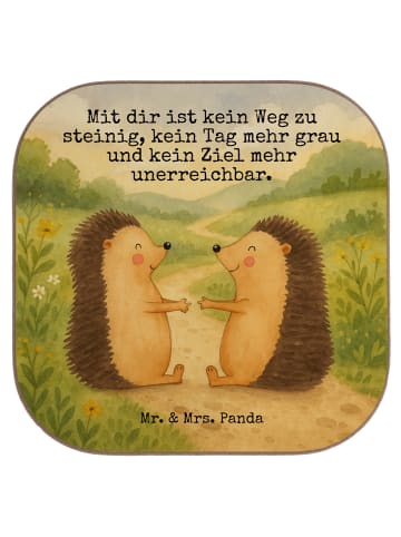 Mr. & Mrs. Panda Untersetzer Tasse Igel Liebe Design mit Spruch in Weiß