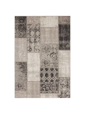 NORTHRUGS In- & Outdoor Teppich Symi Taupe Creme Schwarz