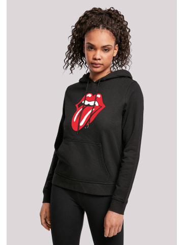 F4NT4STIC Basic Hoodie The Rolling Stones Zunge in schwarz