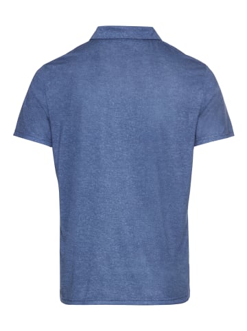 Bruno Banani Poloshirt in blau meliert