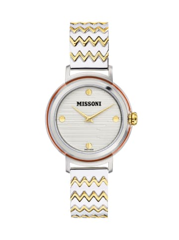 Missoni Analoguhr für Damen in silber