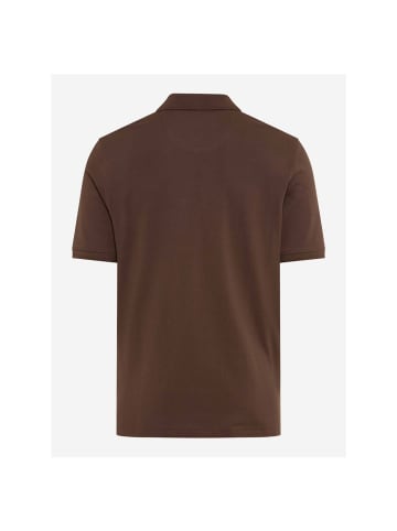 BRAX  Polo in chocolate