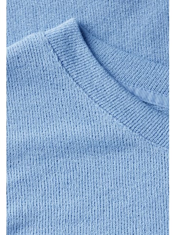 Street One Strick-Look Shirt in Blau