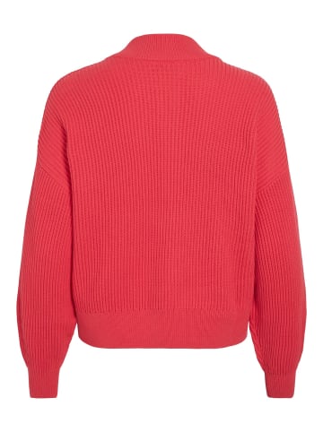 Vila Strickpullover in Hibiscus