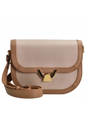 COCCINELLE Dew Bicolor - Umhängetasche 22 cm (rosette/blanco) in rosette blanco