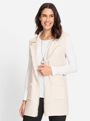 WITT WEIDEN Strickweste in elfenbein-weiß-meliert