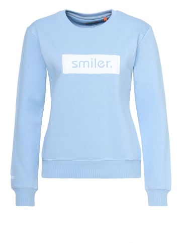 smiler. Sweatshirtpullover Cuddle. in hellblau