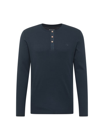 Mustang Longsleeve 1er Pack in Dunkelblau