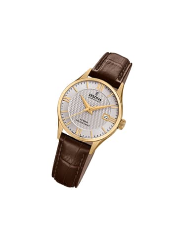 Festina Analog-Armbanduhr Festina Swiss Made braun klein (ca. 29mm)