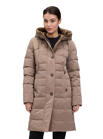 Gil Bret Steppjacke mit Kapuze in Braun