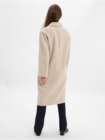 Marie Lund Mantel Alessa in beige - 0002