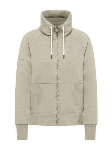 ELBSAND Zip-Jacke mit Stehkragen Ainele in Pale Fern Melange