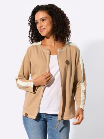 WITT WEIDEN Shirtjacke in camel-ecru