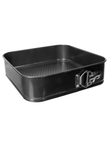 Secret de Gourmet Form zum Backen, quadratisches Blatt in Schwarz, (B) 26 x (H) 6,8 x (L) 26 cm