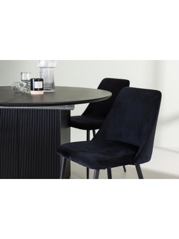 ebuy24 Schwarz 130 x 130 cm