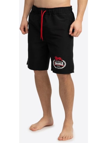Lonsdale Short "Ventnor Beachshorts Normale Passform" in Schwarz