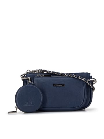 Wittchen Handtashe Elegance Kollektion (H) 13 x (B) 23 x (T) 3 cm in Dark blue