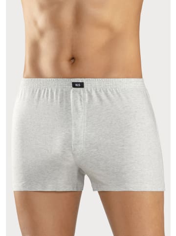 H.I.S Weiter Boxer in grau-meliert-schwarz, schwarz