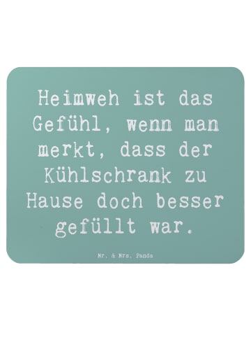 Mr. & Mrs. Panda Mouse Pad Spruch Heimweh Kühlschrank mit Spruch in Meeresbrise