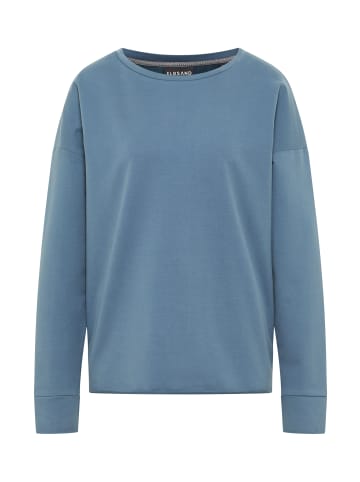 ELBSAND Sweatshirt Riane in Coast Blue