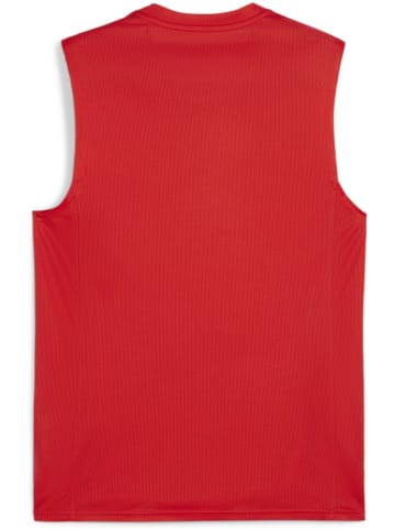 Puma Sportshirt "TeamGoal Sleeveless Jersey" in Rot